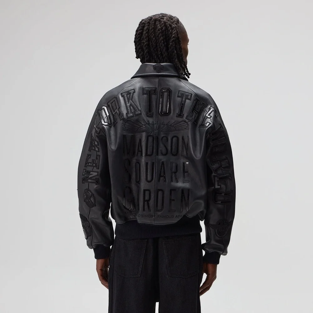 Kith & AVIREX for the New York Knicks Madison Square Garden Icon Jacket Sz Large - Picture 3 of 16